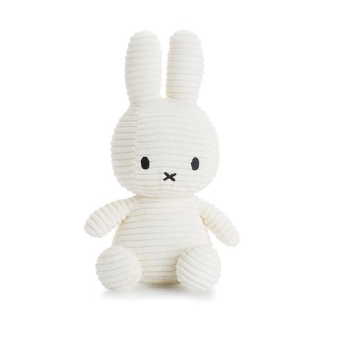 Bon Ton Toys Miffy ECO Fløjlsblødt Legetøj 23 Cm White  White 23 cm  Hvid  23 cm  unisex