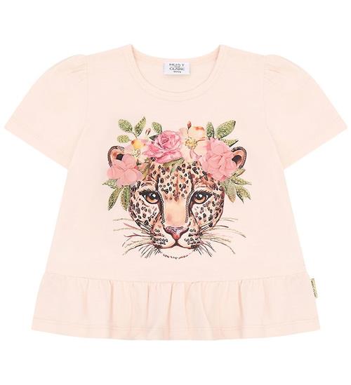 Hust and Claire T-shirt - Alma - Quartz m. Leopard