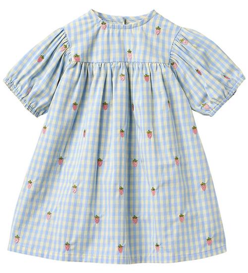 Flöss Kjole - Mille - Sky Berry Gingham