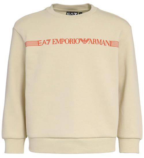 EA7 Sweatshirt - Fog m. Rød
