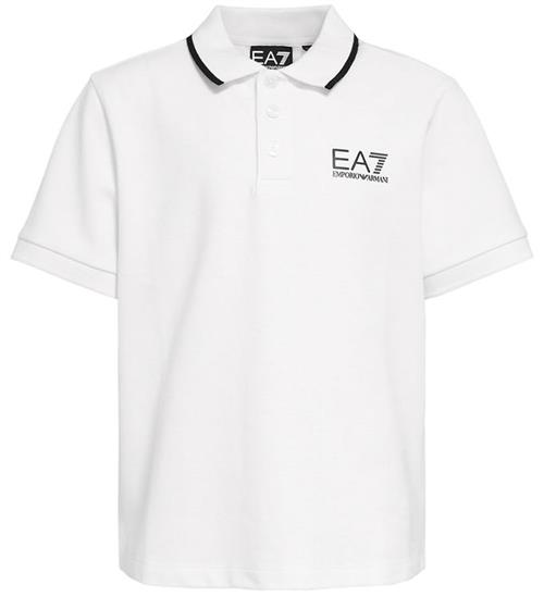 EA7 Polo - Hvid m. Sort