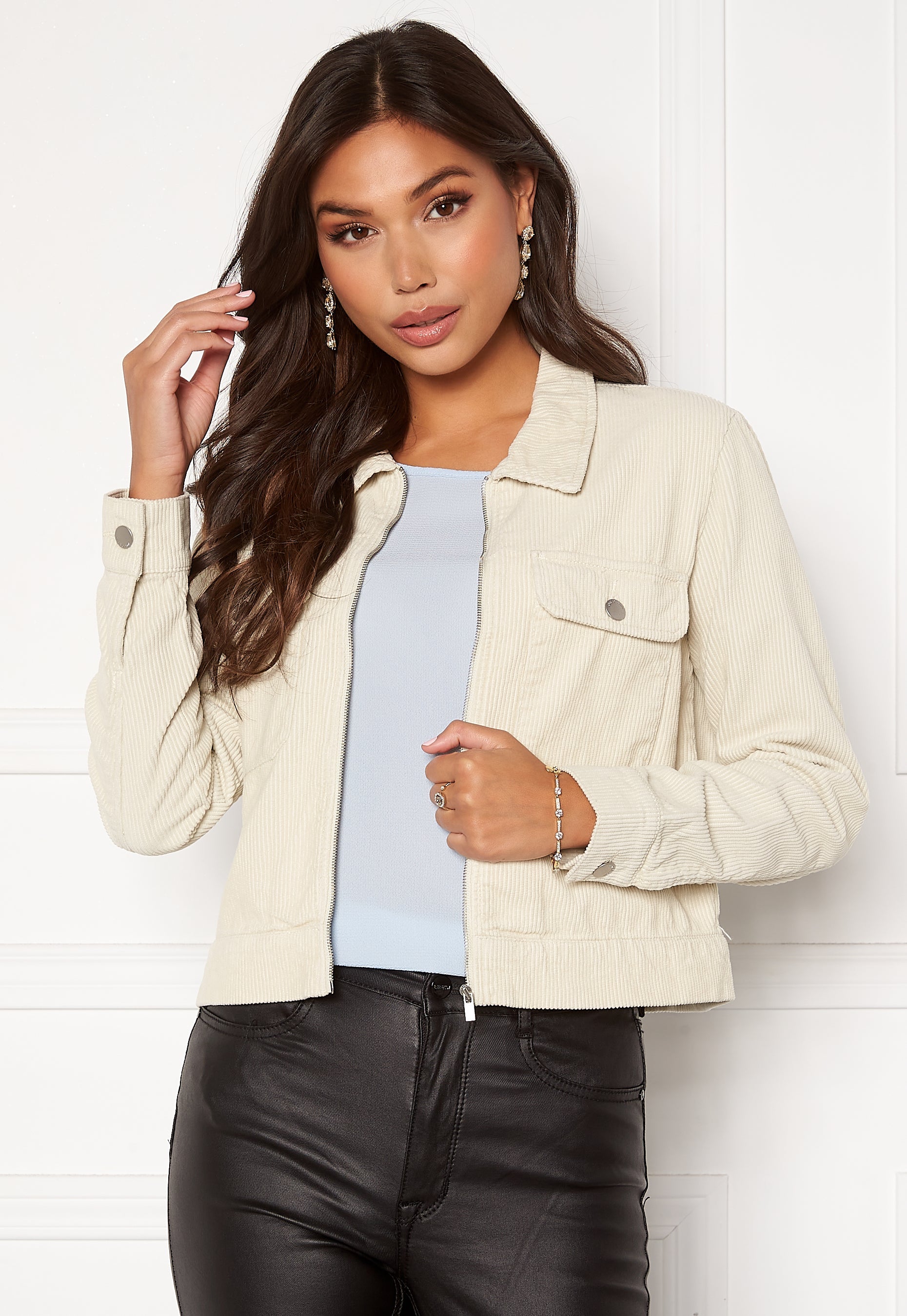 JDY Shiraz Life Corduroy Zip Jacket