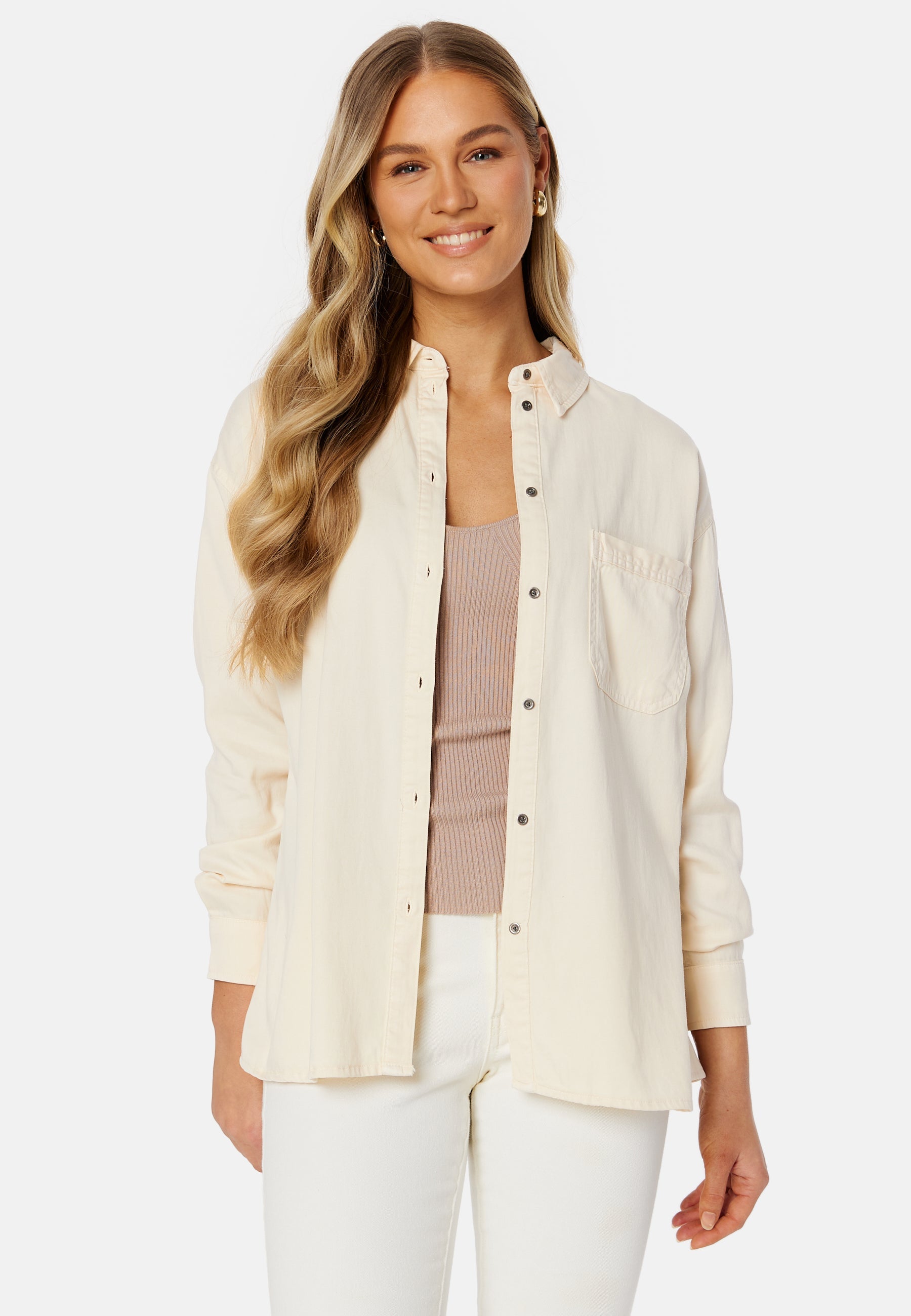 VILA Bista L/S Oversize Shirt