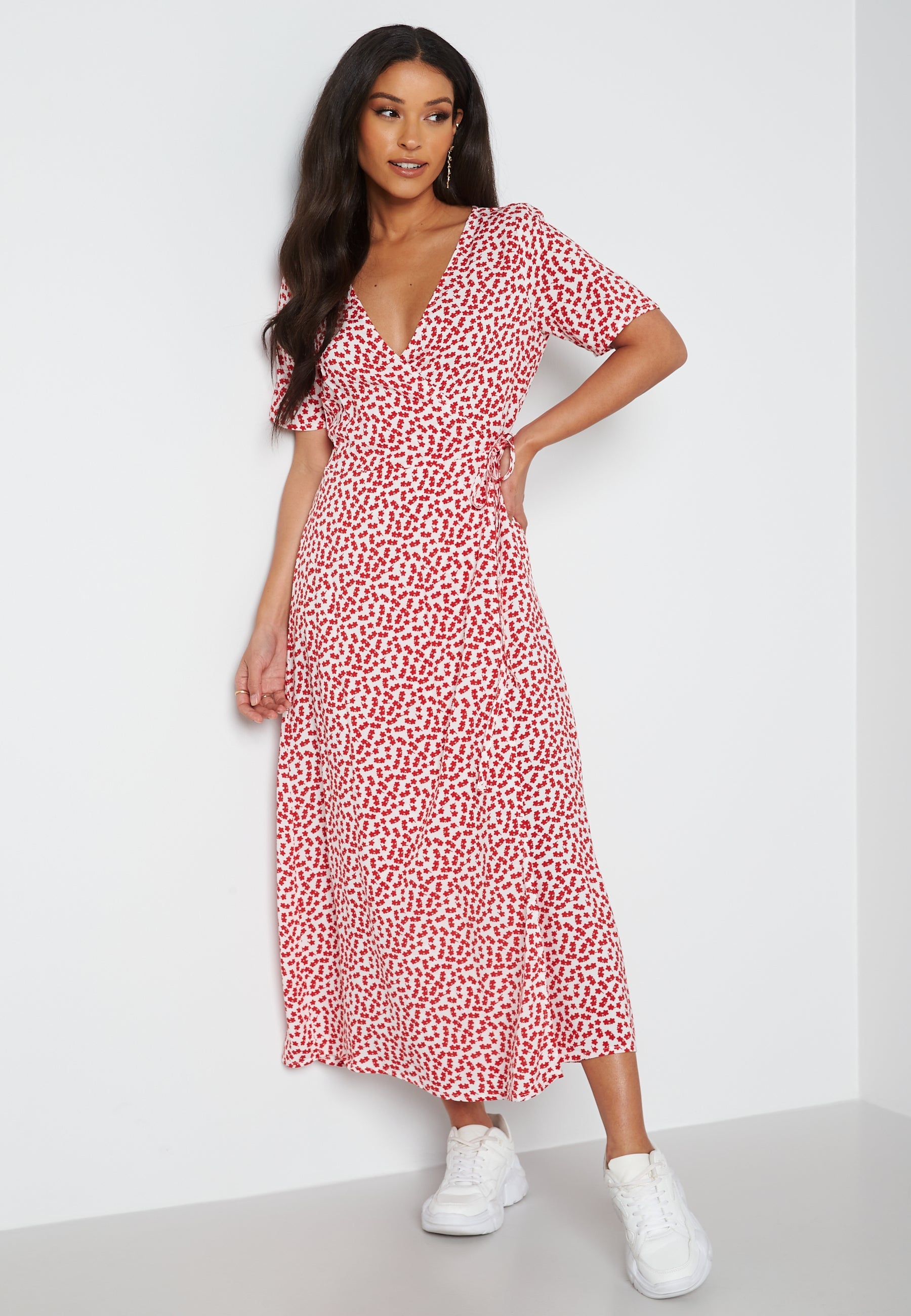 Object Collectors Item Elise S/S Long Wrap Dress