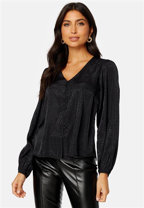 BUBBLEROOM Fallon Jacquard Blouse
