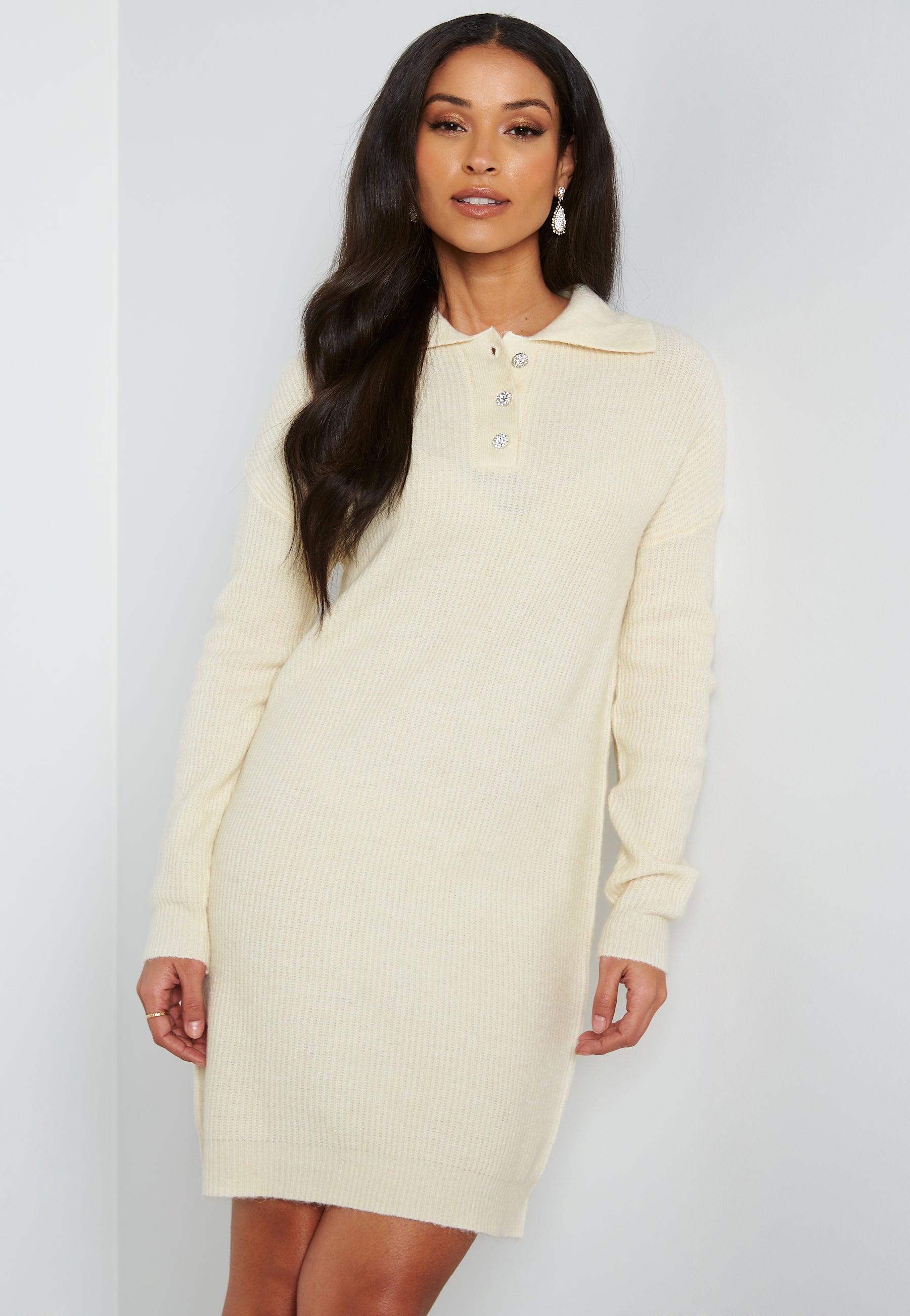 Pieces Petra LS Knit Dress