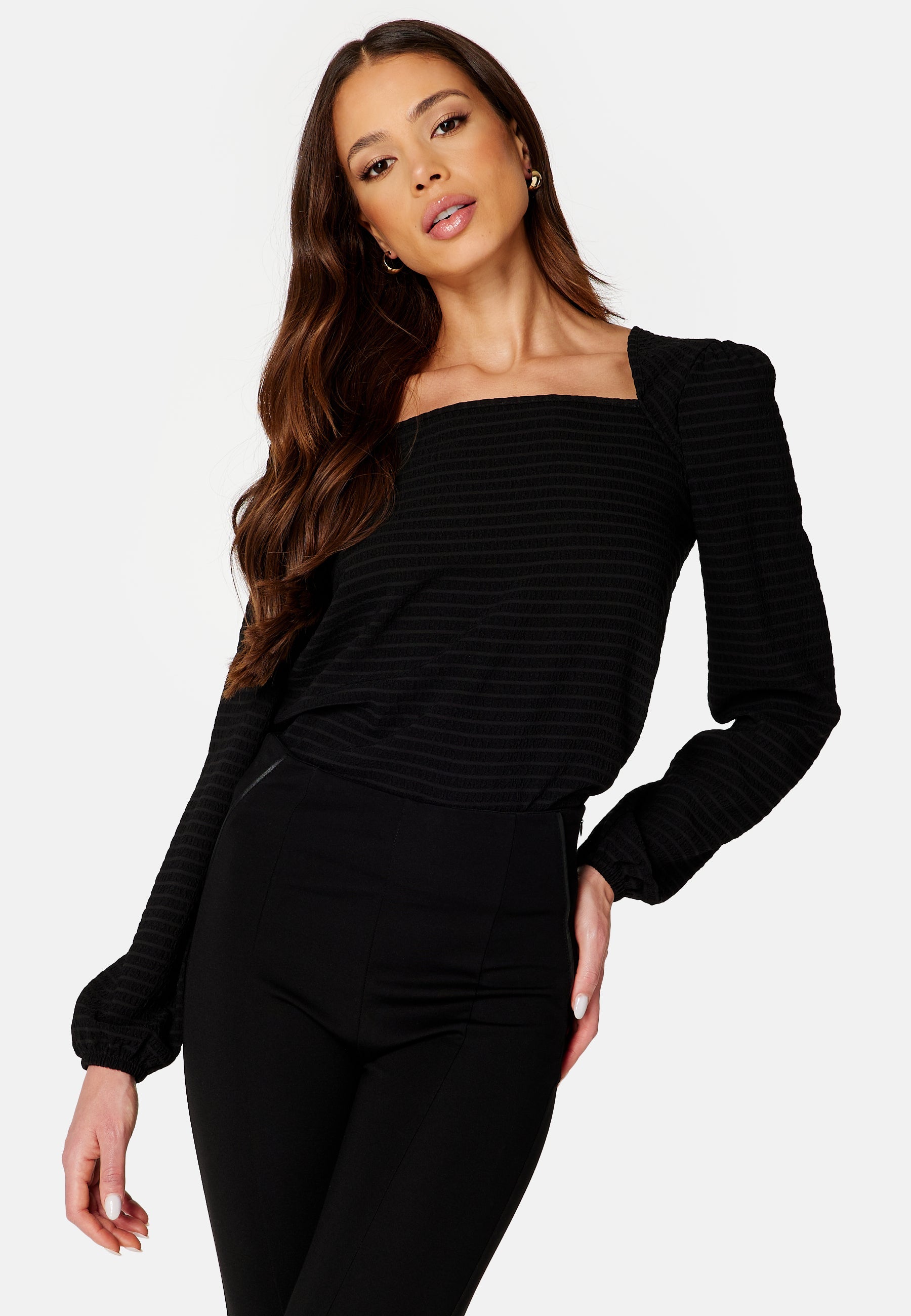 BUBBLEROOM Yara puff sleeve top