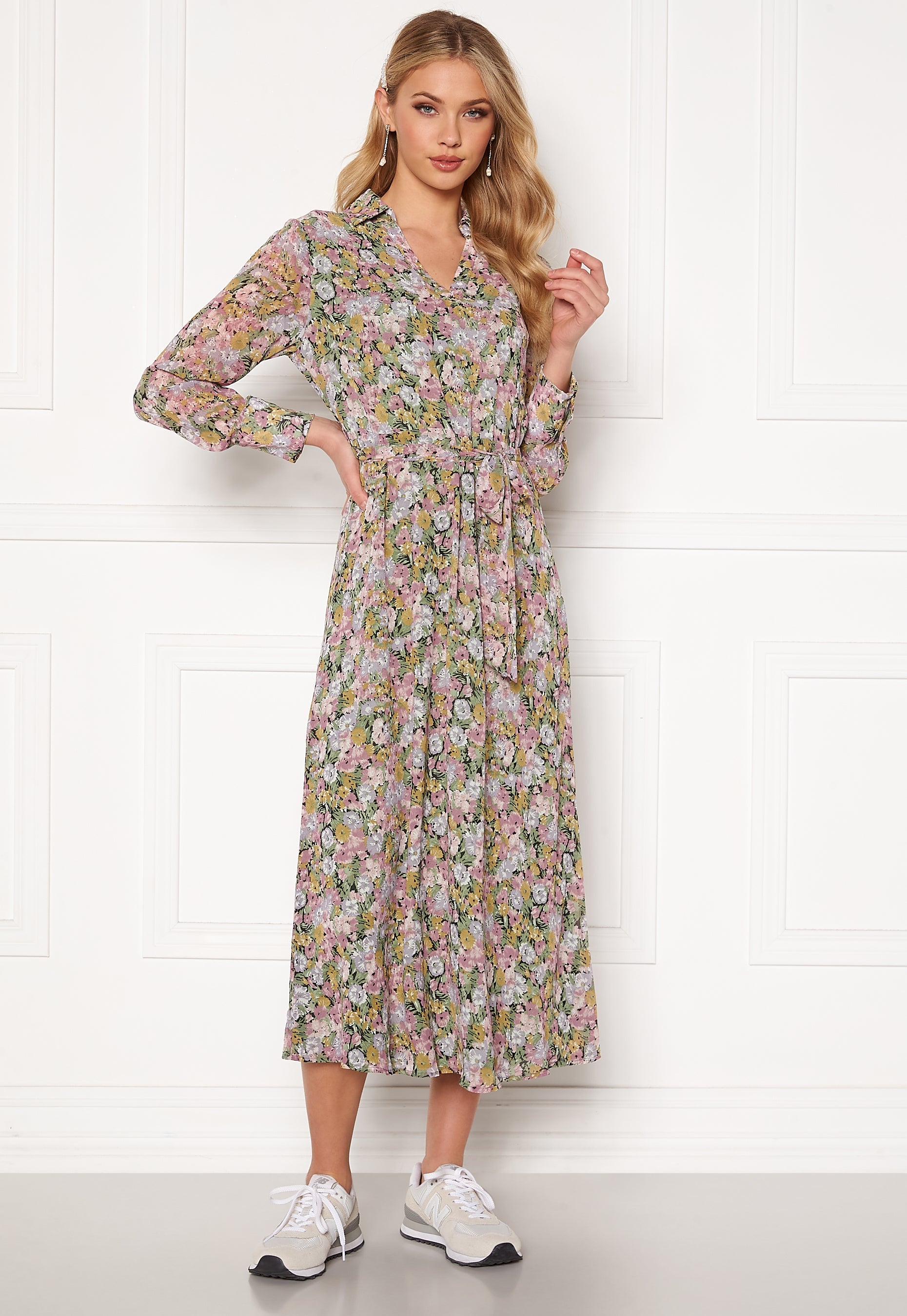 ONLY Ellie L/S Midi Dress Wvn