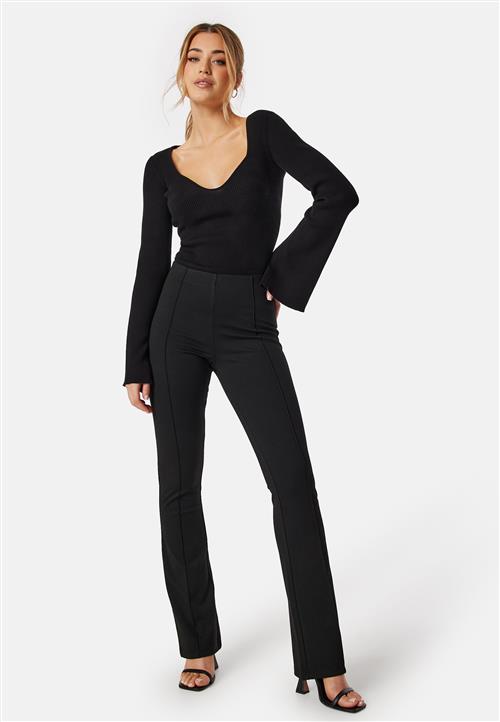 BUBBLEROOM Soft Suit Flared Trousers