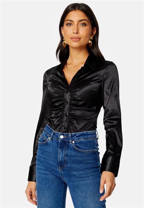 BUBBLEROOM Ellie ruched shirt