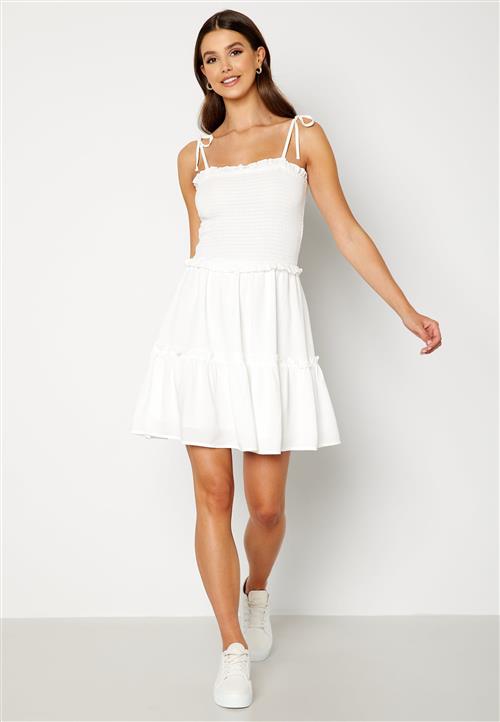 Bubbleroom Occasion Gelda Shoulder Tie Smock Dress
