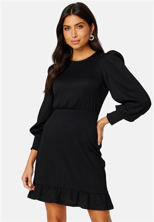 BUBBLEROOM Puff Sleeve Flounce Dress