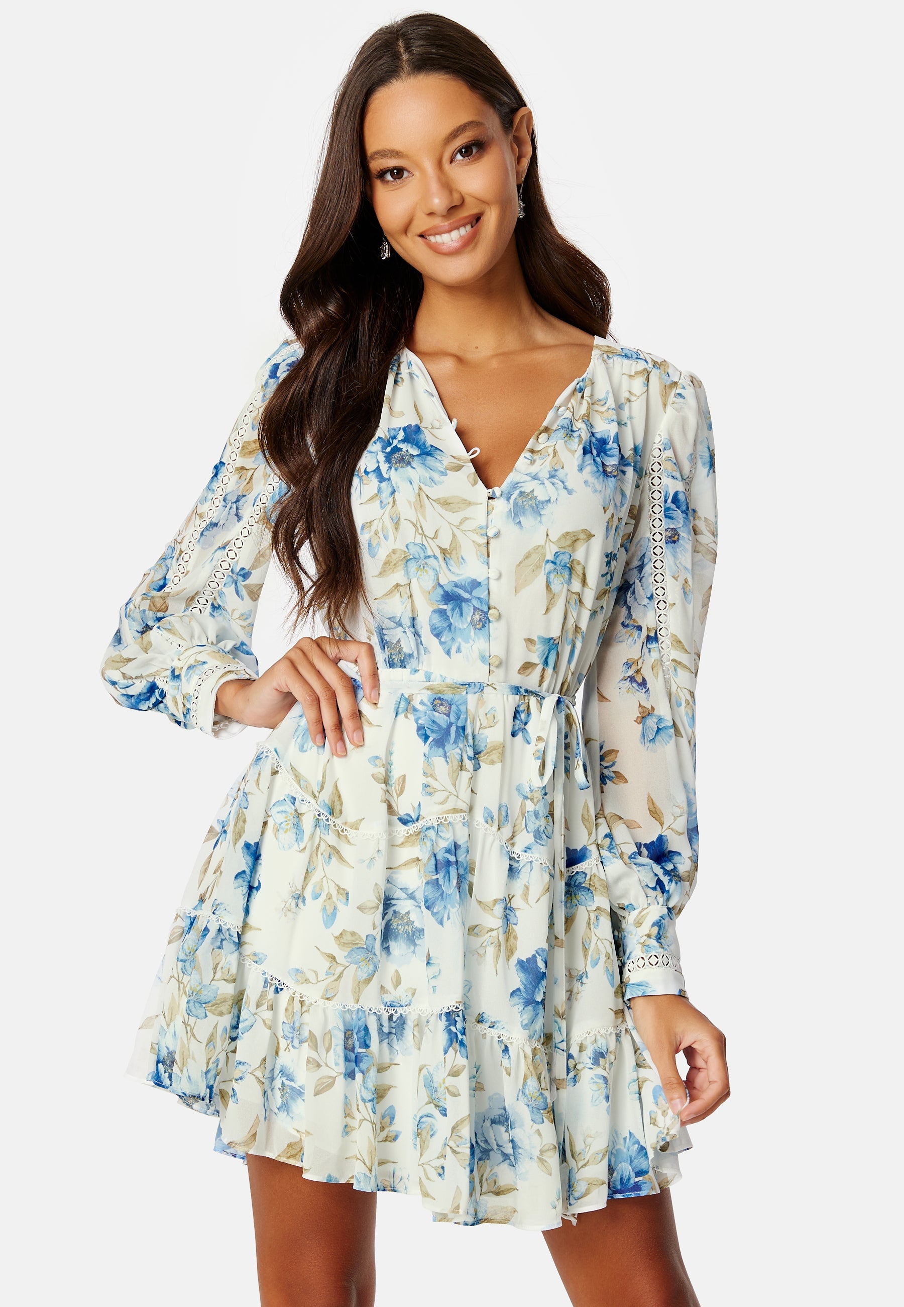FOREVER NEW Valerie Trim Skater Dress