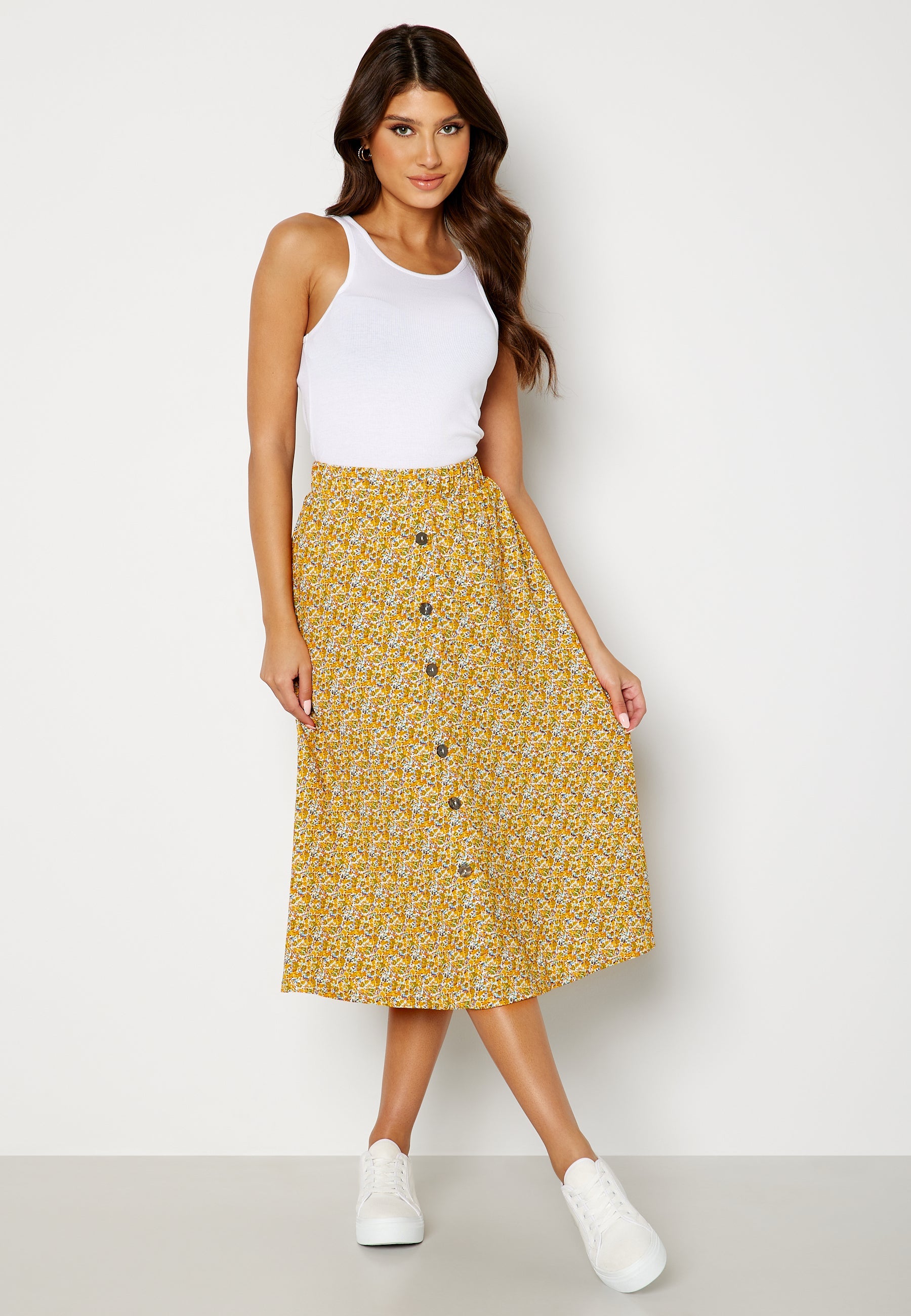 JDY Lotus Button Skirt