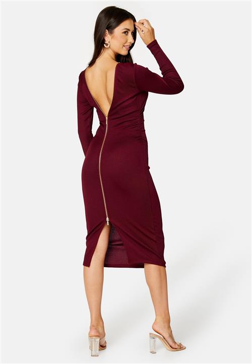 BUBBLEROOM Danniela zip midi dress