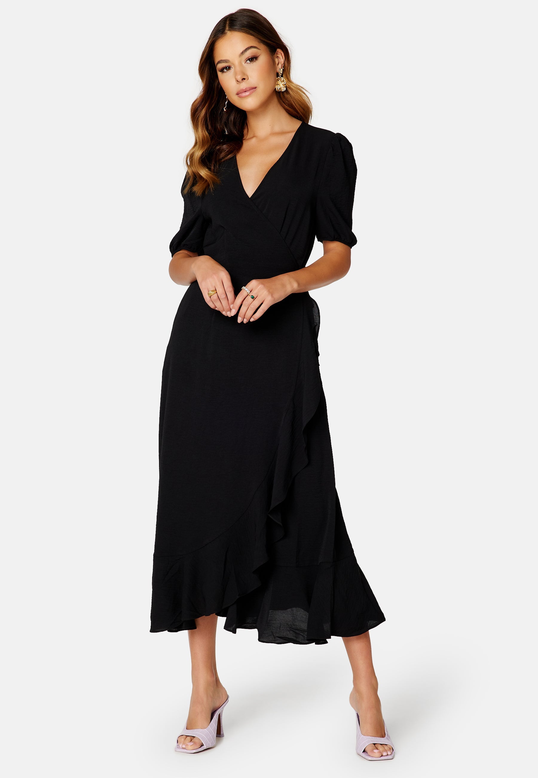ONLY Mette SS Wrap Midi Dress