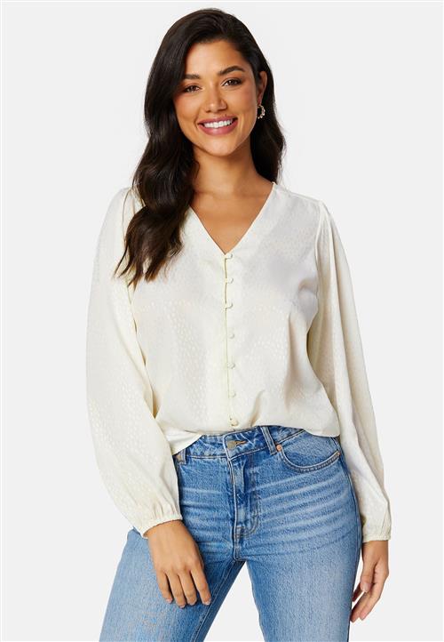 BUBBLEROOM Fallon Jacquard Blouse