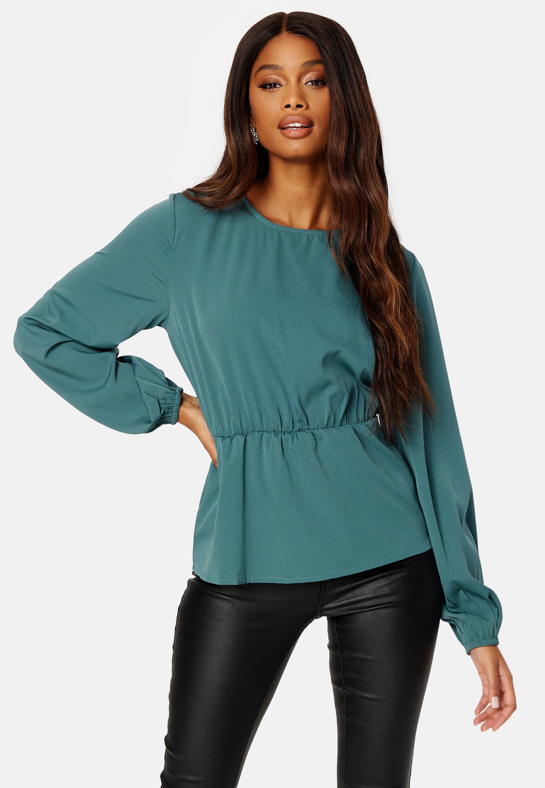 JDY Ellen L/S Peplum Top