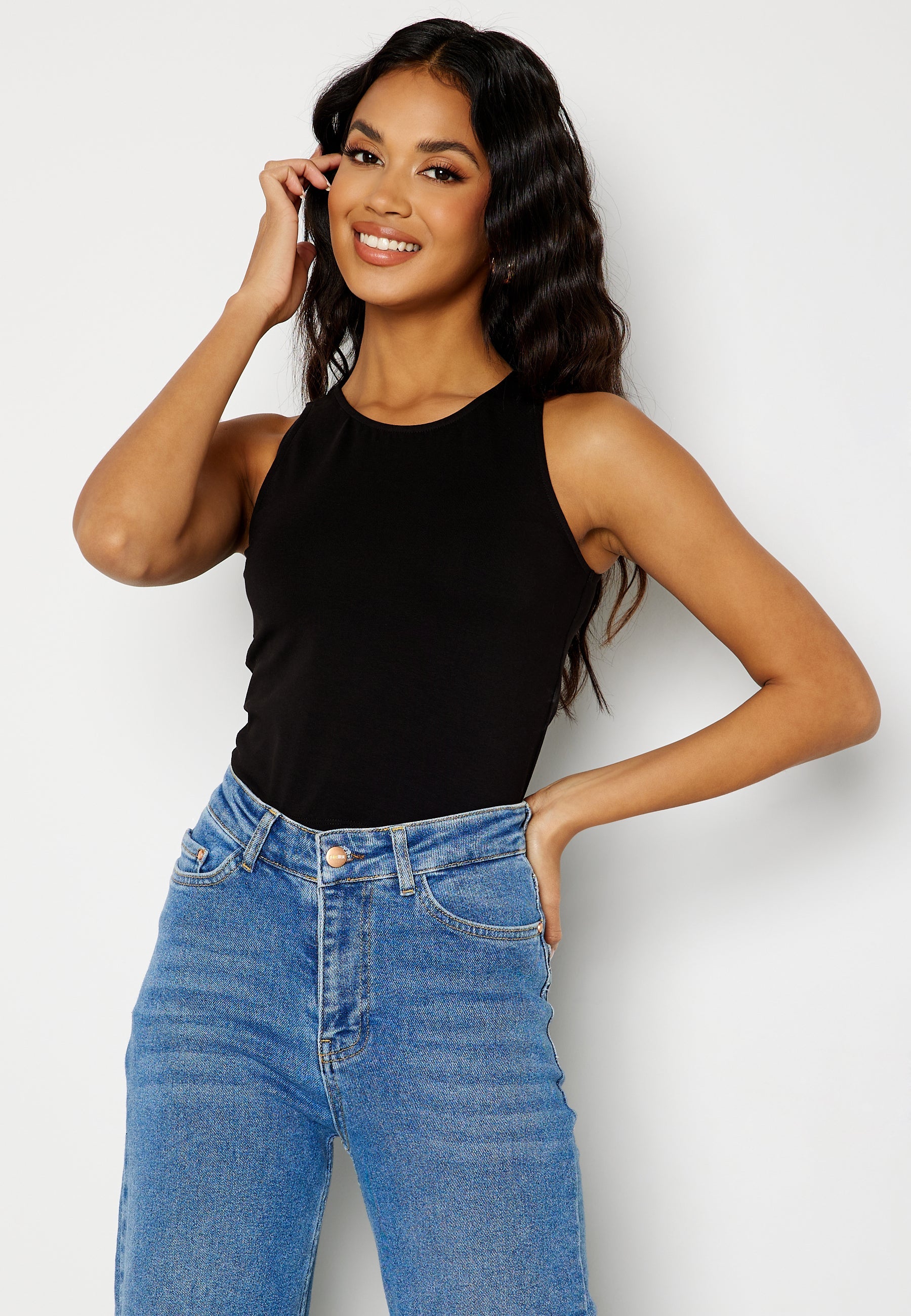 BUBBLEROOM Jillian high neck singlet