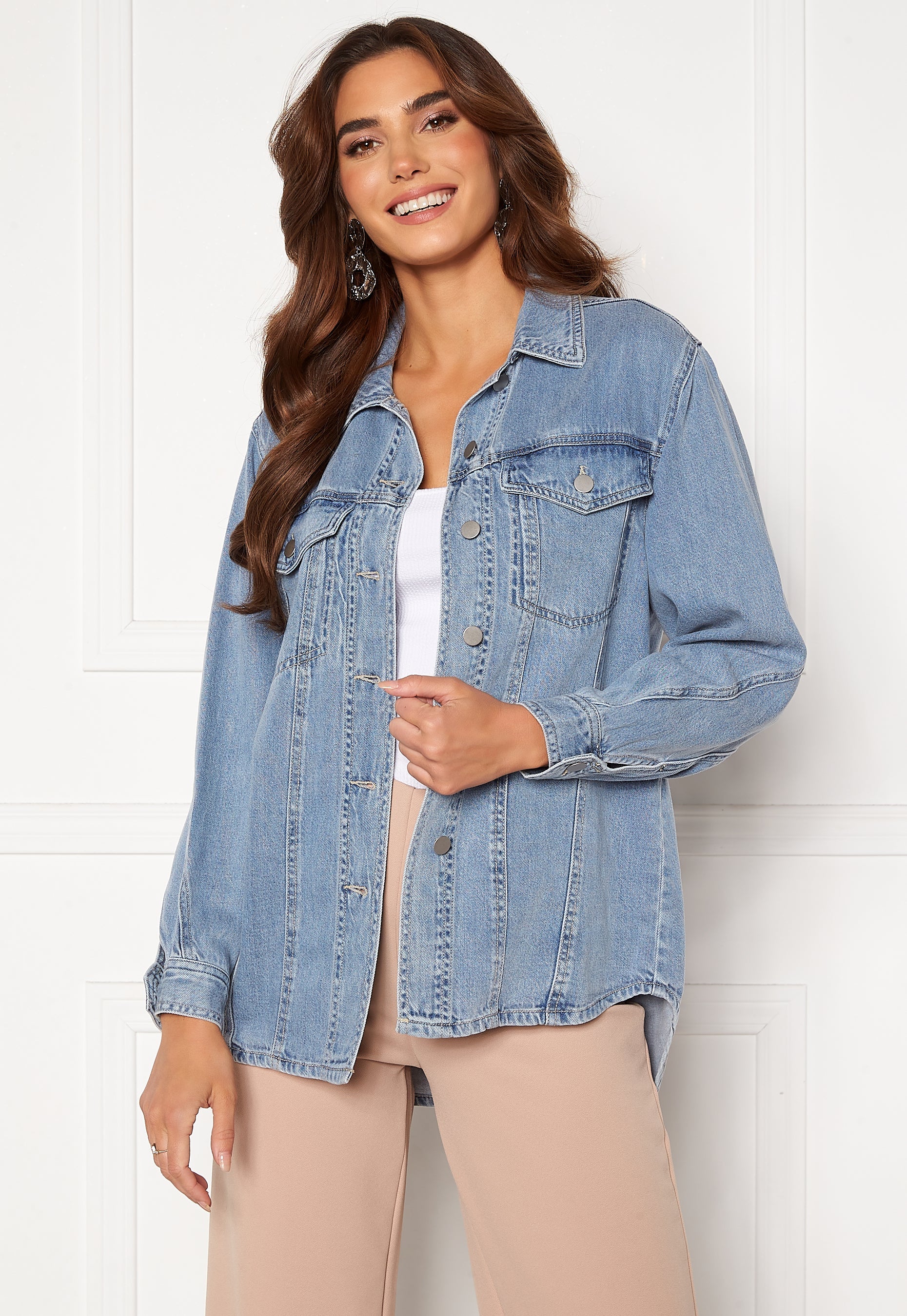 VERO MODA Emery Ls Oversize Denim Shirt