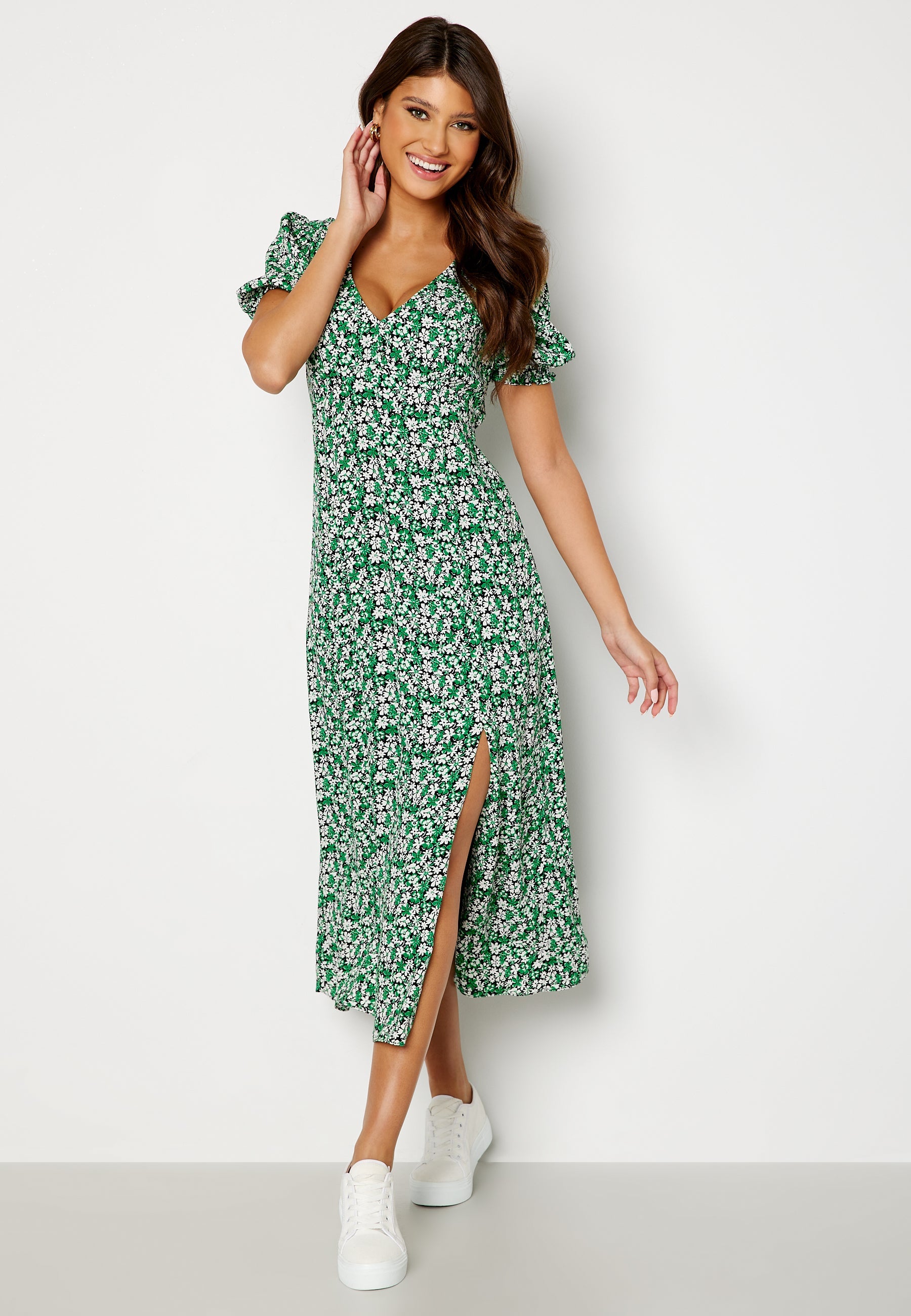 FOREVER NEW Lottie Printed Midi Dress
