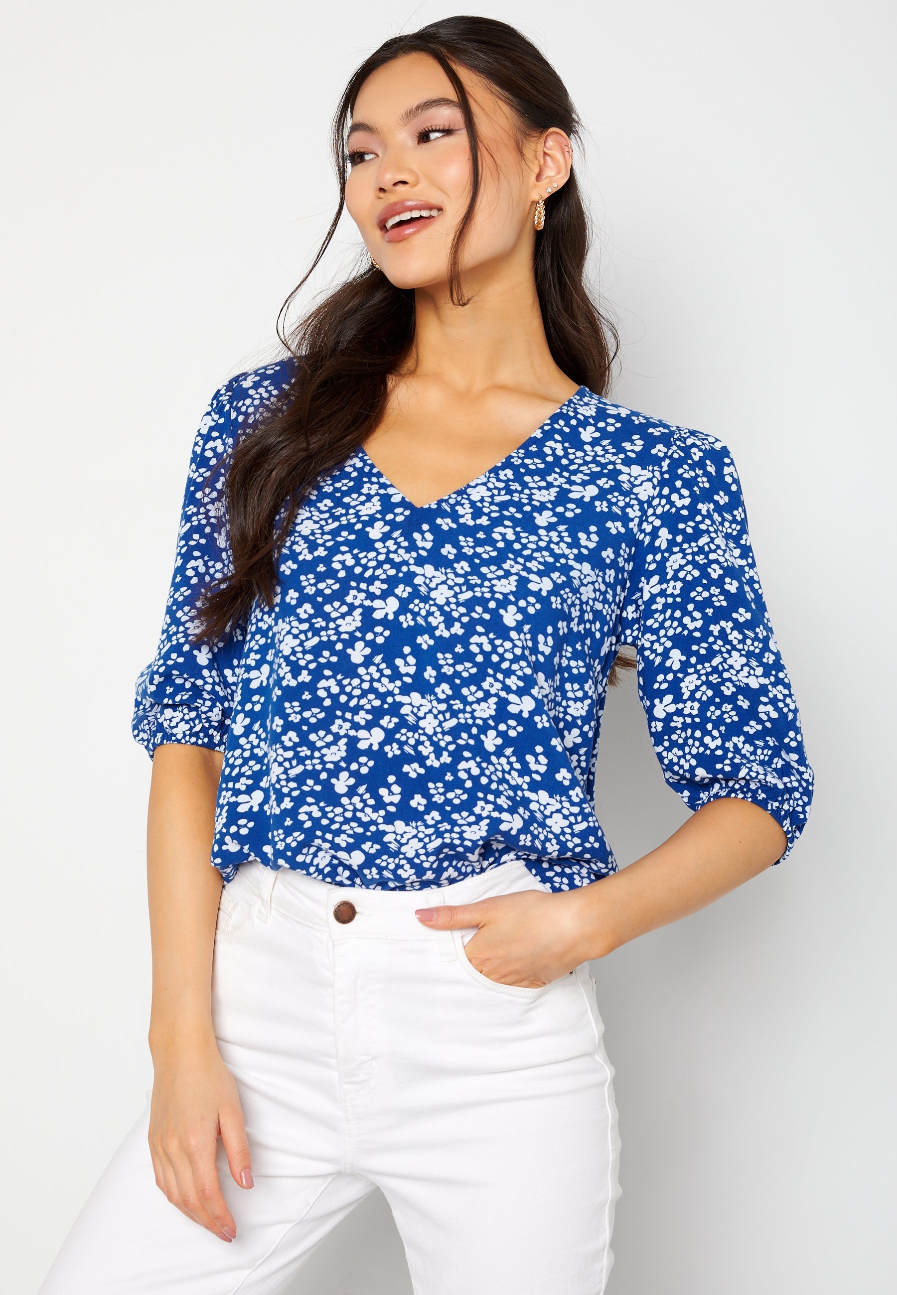 Happy Holly Pennee baloon sleeve blouse