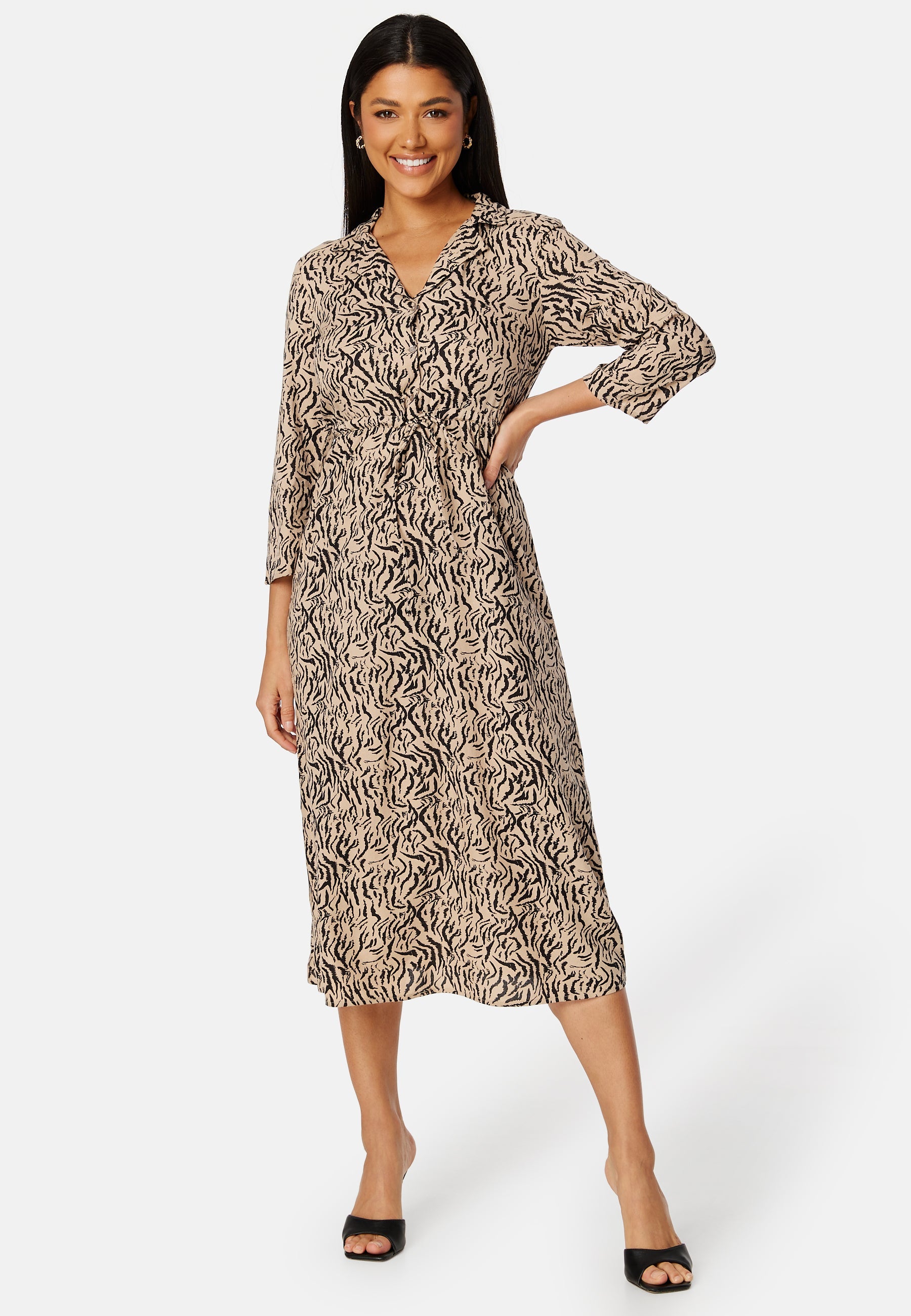 Pieces Nya 3/4 Midi Dress