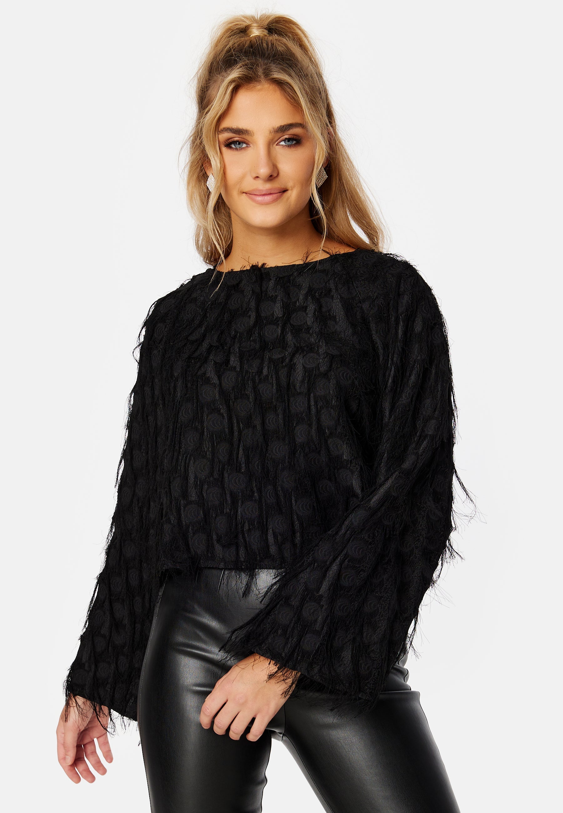 VILA Vella L/S Short Top