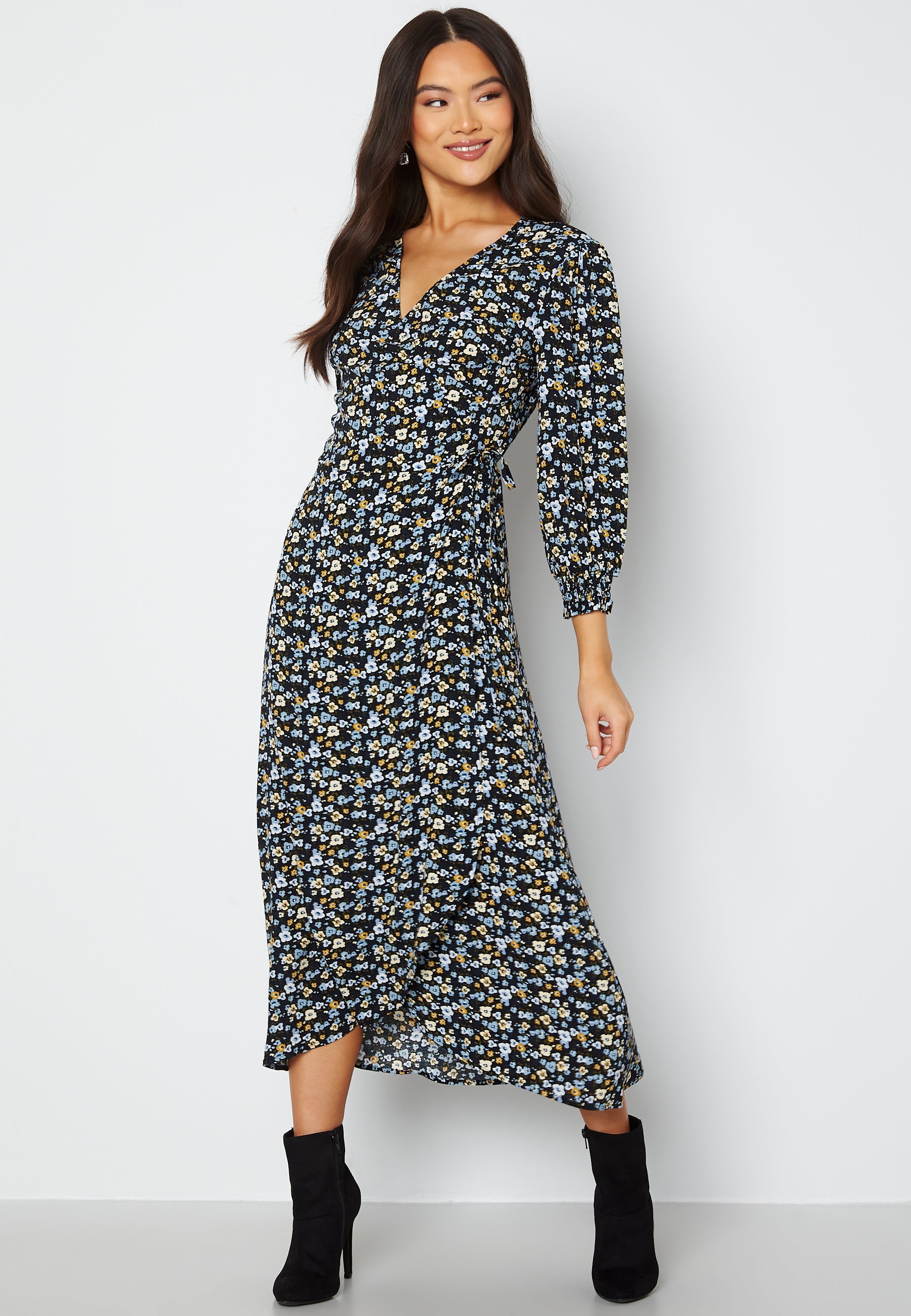 VILA Lupisk 3/4 Wrap Dress