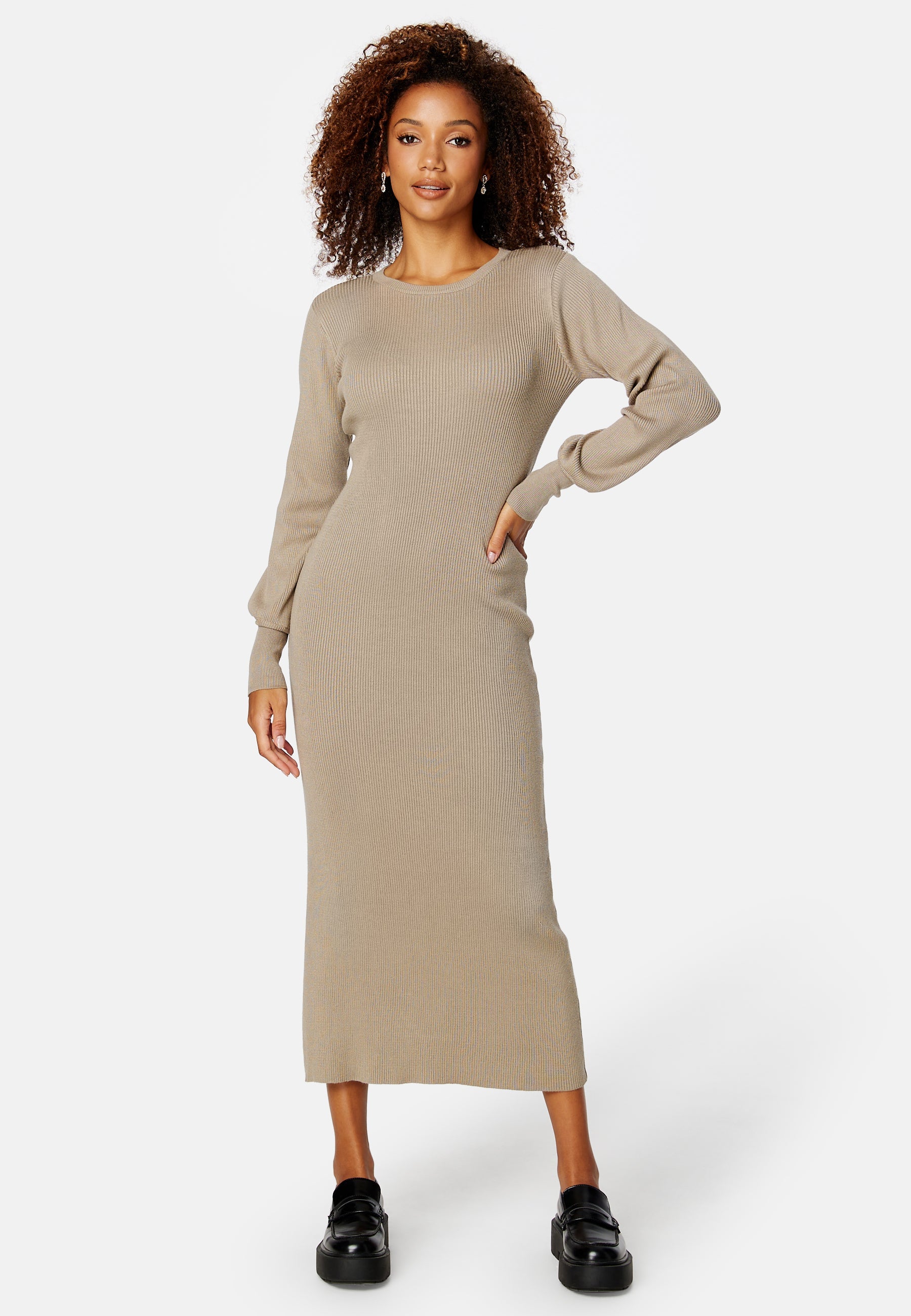 VERO MODA Valor LS O-Neck 7/8 Knit Dress