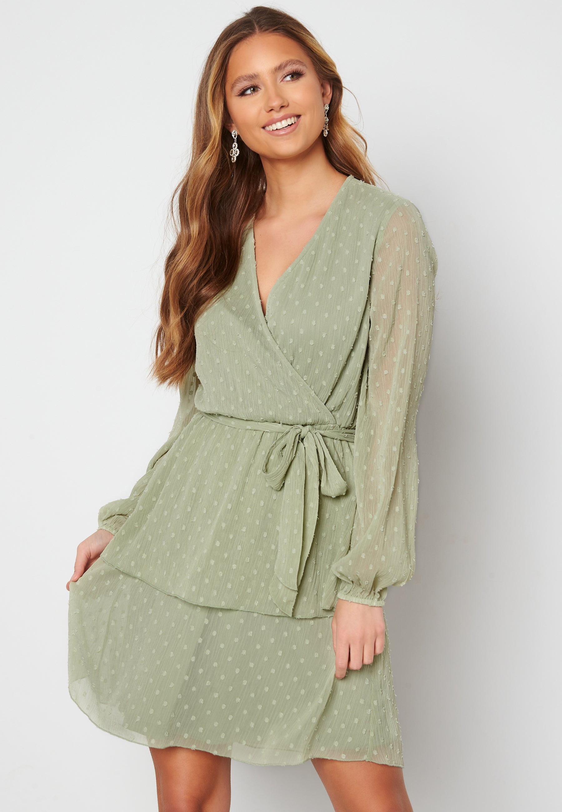 Bubbleroom Care Malva Dotted Dress