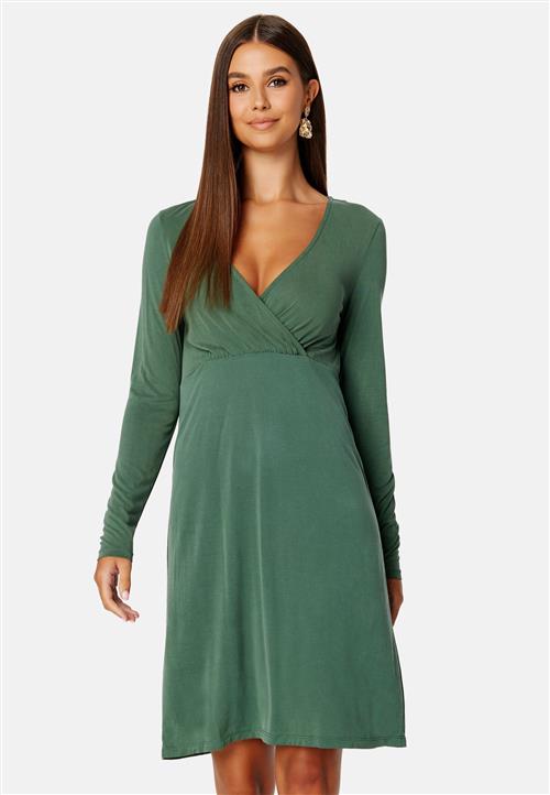 VILA Modala L/S Wrap Midi Dress/SU