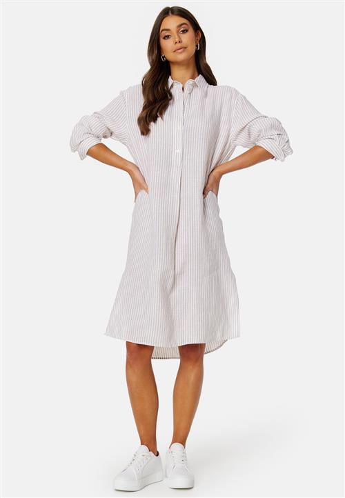 GANT Striped Linen Shirt Dress