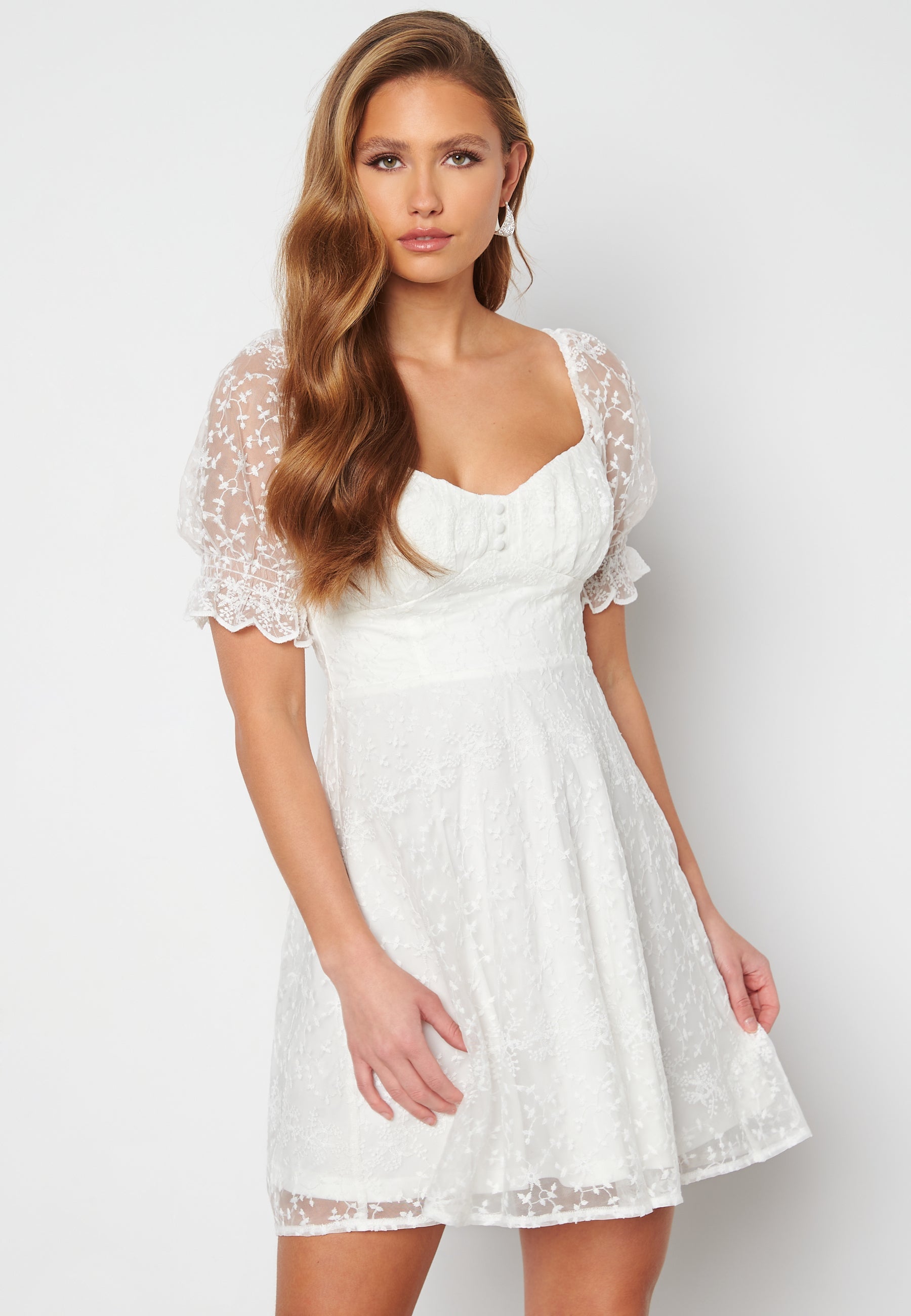 Bubbleroom Occasion Gilly Puff Sleeve Dress