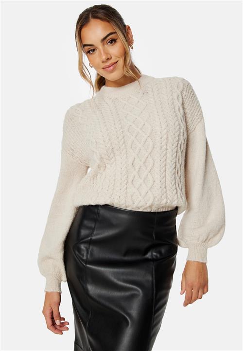 VILA Vichinti O-Neck Cable Knit Top