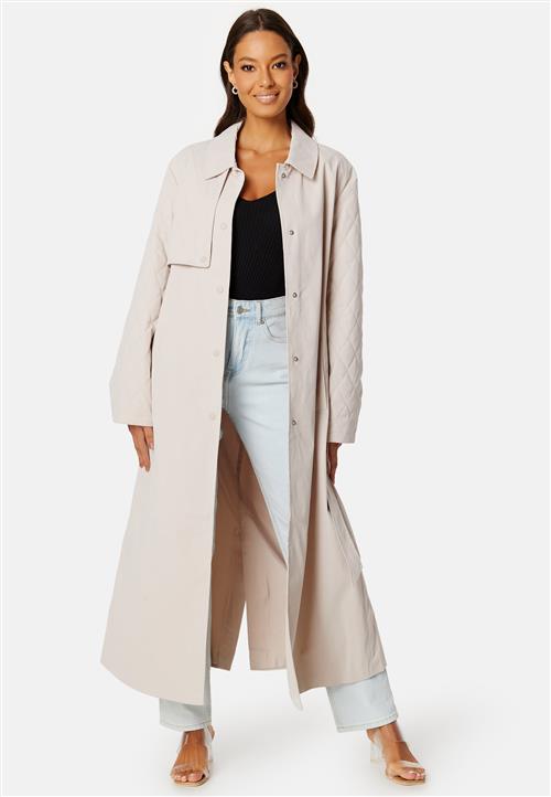 ONLY Lyng Mix Quiltted Trenchcoat