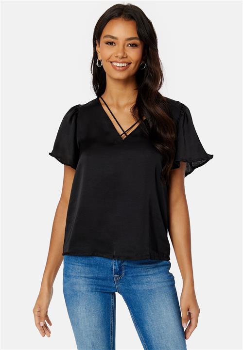 ONLY Jane SS V-Neck Top