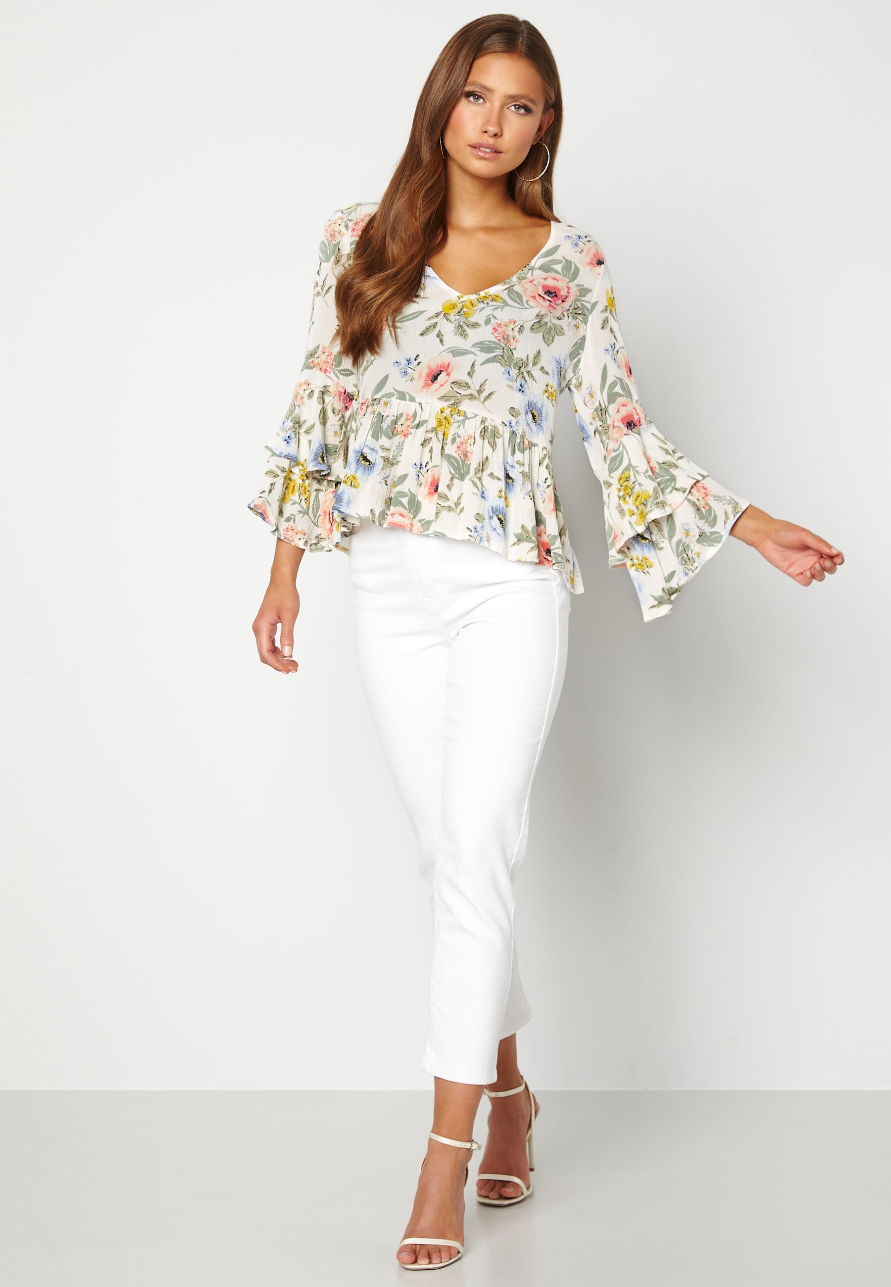 BUBBLEROOM Thea flounce top