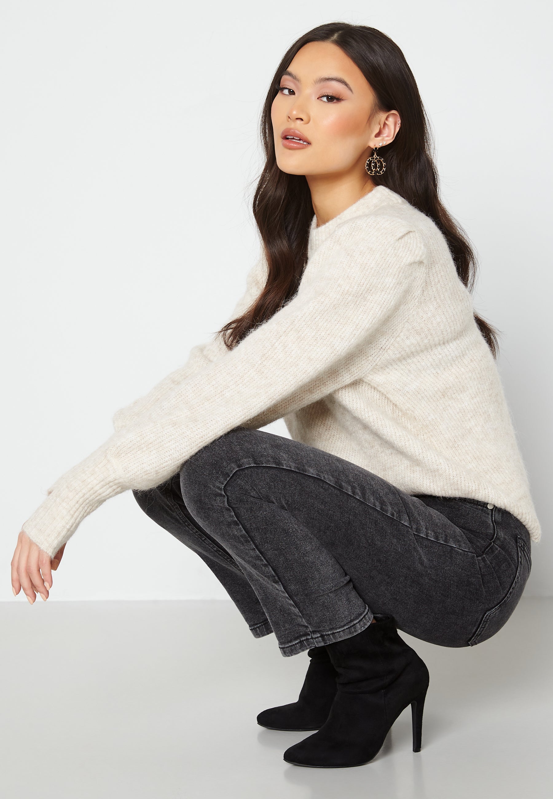 SELECTED Linna-Mia LS Knit O-Neck