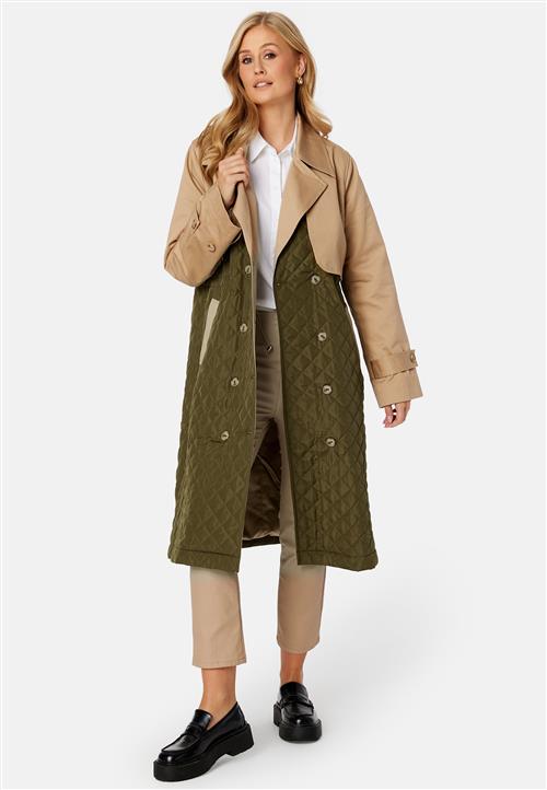 YAS Regina Padded Trench Coat