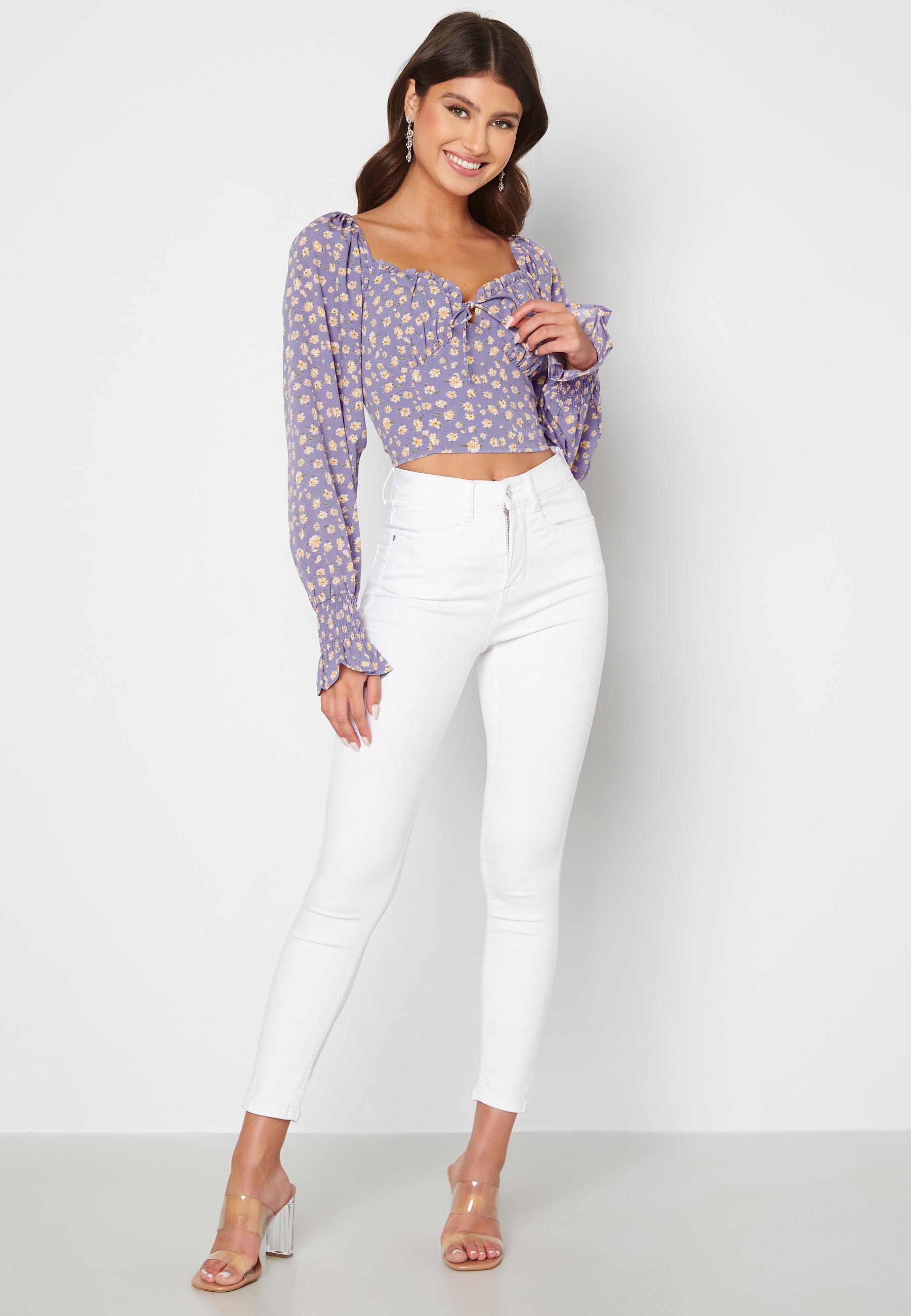 BUBBLEROOM Zandria cropped top