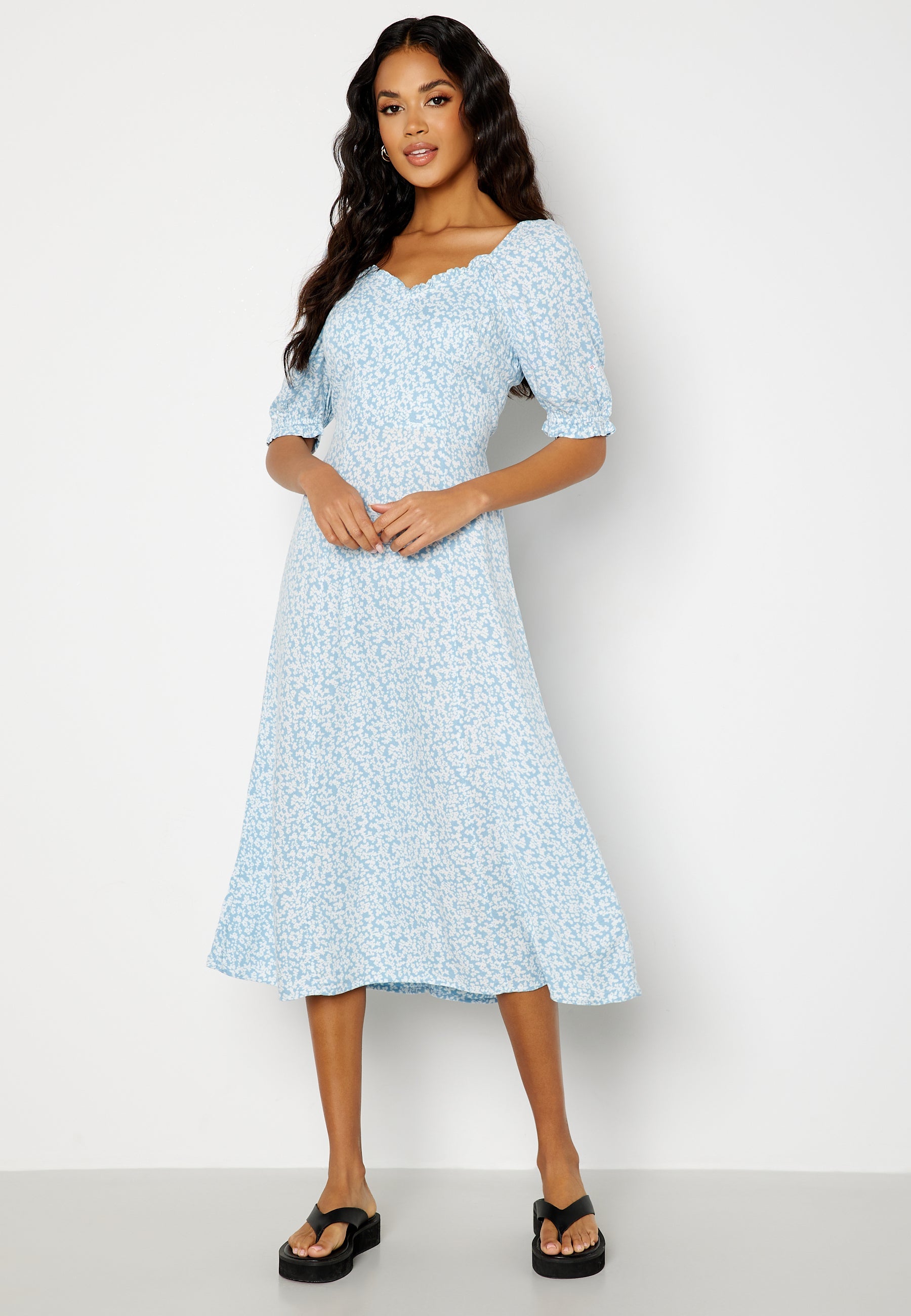 YAS Stelli 2/4 Midi Dress