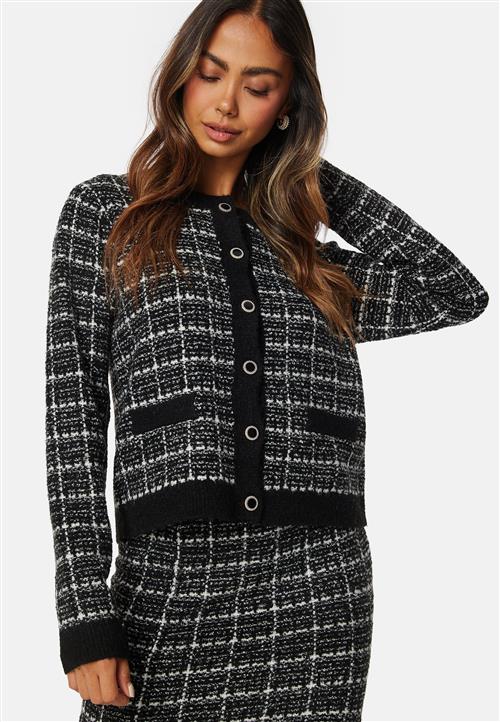 VILA Viaudrey Check L/S Knit Cardigan