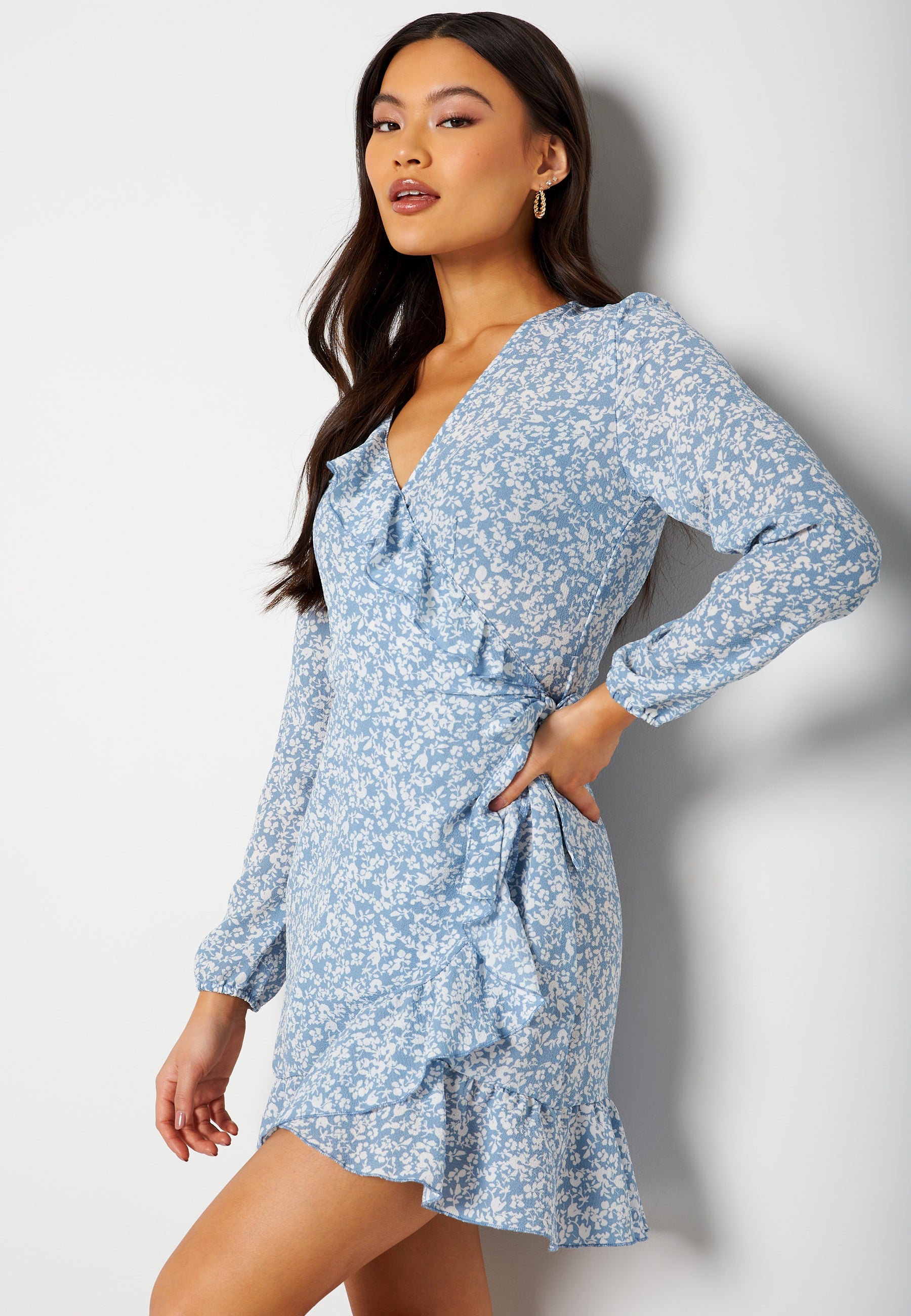 ONLY Carly L/S Wrap Dress