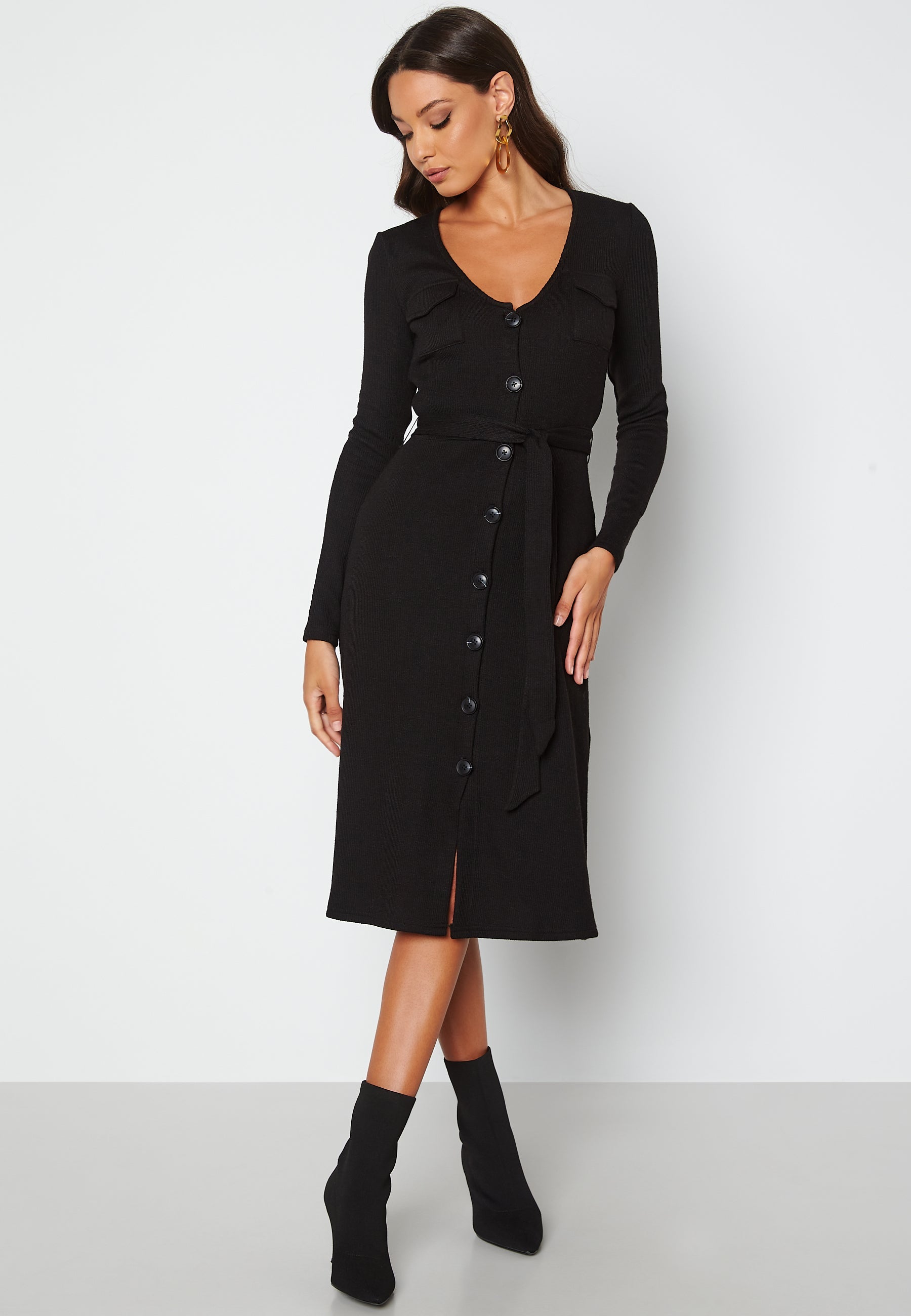 BUBBLEROOM Lilith fine knitted cardigan dress