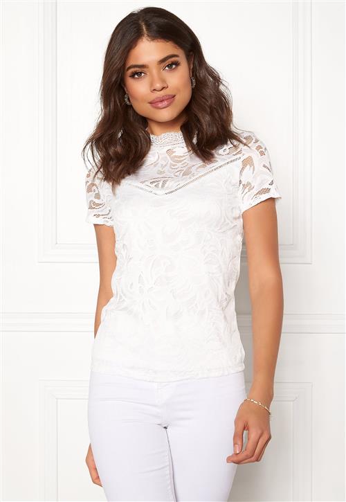 VILA Stasia S/S Lace Top