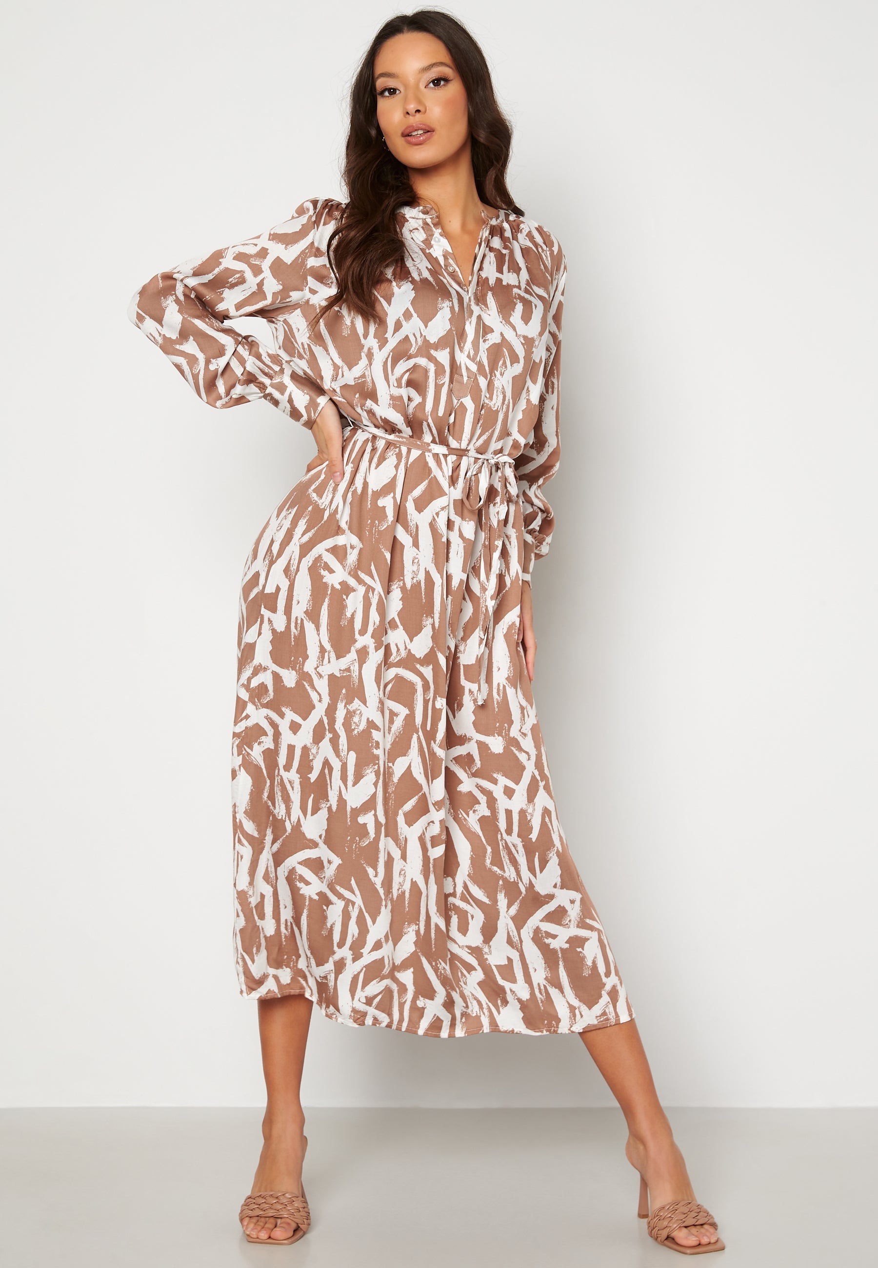 VILA Corba Midi Shirt Dress