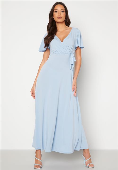 VILA Vallea Tie S/S Ankle Dress