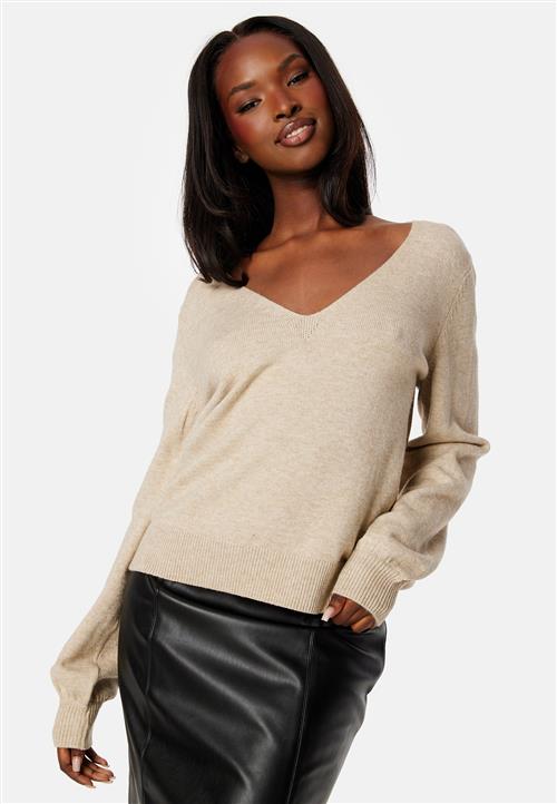 VILA Ril Rev V-Neck L/S Top