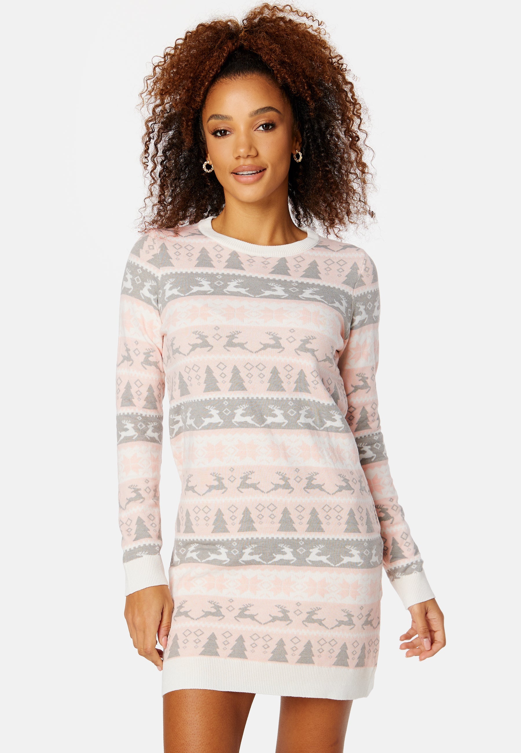 ONLY Xmas Comfy Deer L/S Dress